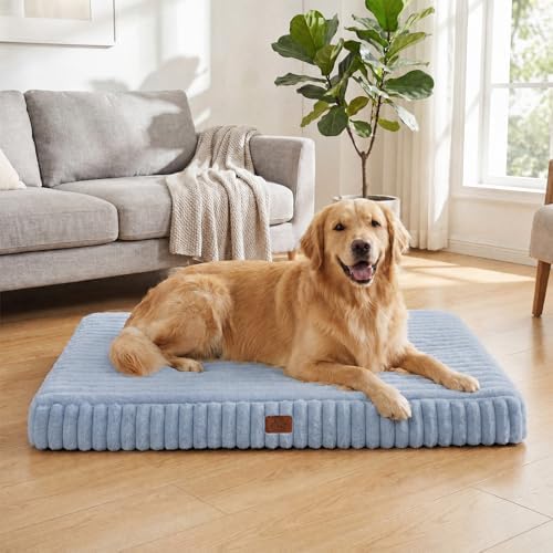 Orthopedic Dog Bed for XXL Dog, Waterproof Washable Pet Bed for Crate by DOPEDIO