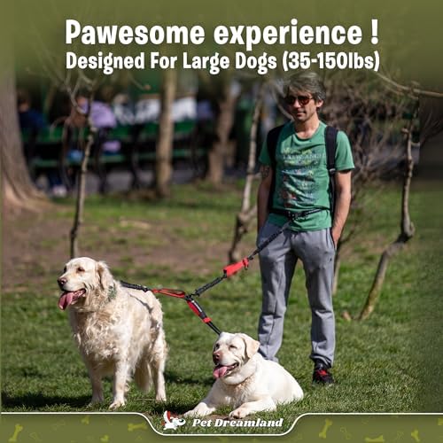 Pet Dreamland Exquisite Hands Free Double Leash - Image 6