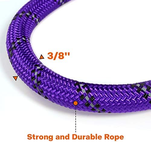 Taglory Rope Dog Leash for Small Medium Dogs, 4 FT Padded Handle - Image 3