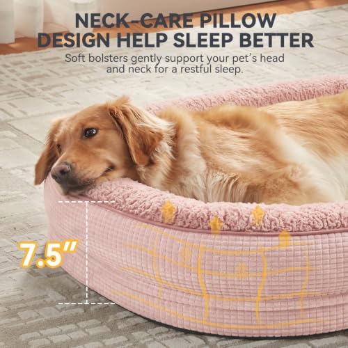 JOEJOY Orthopedic Dog Beds Large Sized Dog, XL Egg-Crate Memory Foam Pet Couch - Image 4