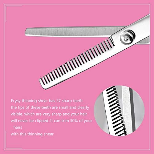 Hair Cutting Scissors Thinning Shears- Fcysy Professional Barber Sharp Hair - Image 4