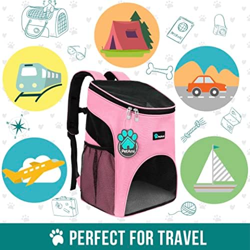 PetAmi Cat Backpack Carrier for Small Dogs and Large Cats, Airline Approved - Image 7