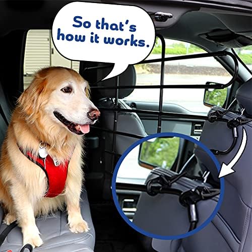The ZooKeeper Original Zookeeper Car, and Truck Adjustable Dog Barrier - Image 2