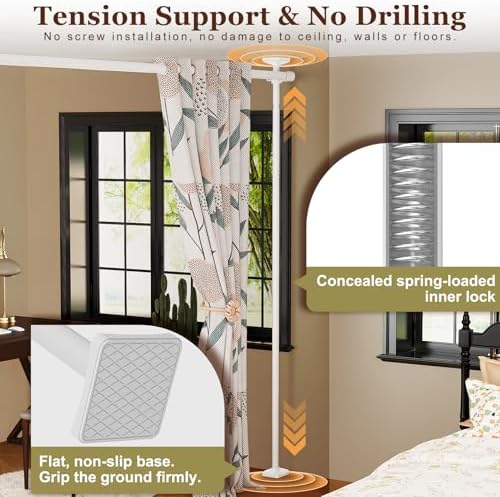 Goovilla Room Divider for Room Separation, 4-10ft 28-70inch - Image 3