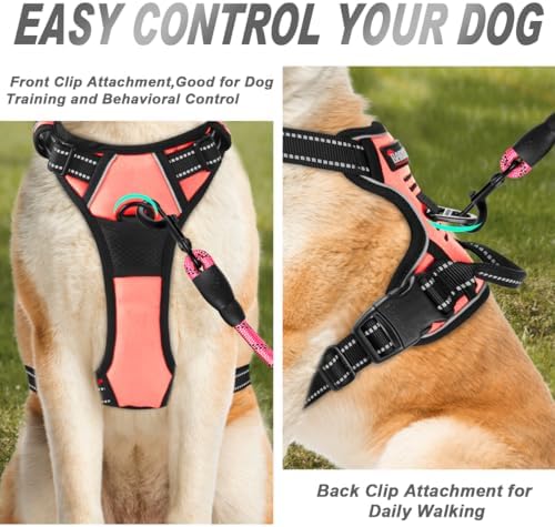 BARKBAY Dog Harness No Pull for Large Dogs Front Back Clips, Dog Vest - Image 2