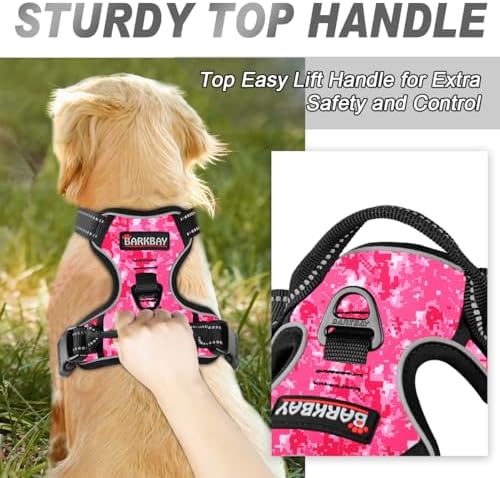 BARKBAY Dog Harness No Pull for Medium Sized Dog Front Back Clips, Dog Vest - Image 3