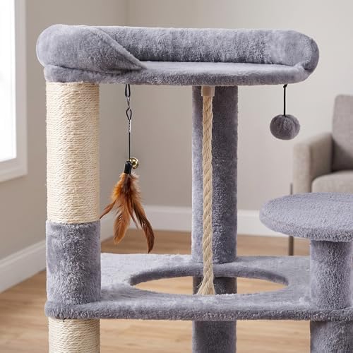 AIWIKIDE 31.5 Inch Cat Tree for Indoor Cats, Sisal Scratching Posts and Private - Image 5