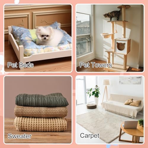 Honeydak 3 Pcs Hair Remover Tool, Dog Cat Hair Remover - Image 4