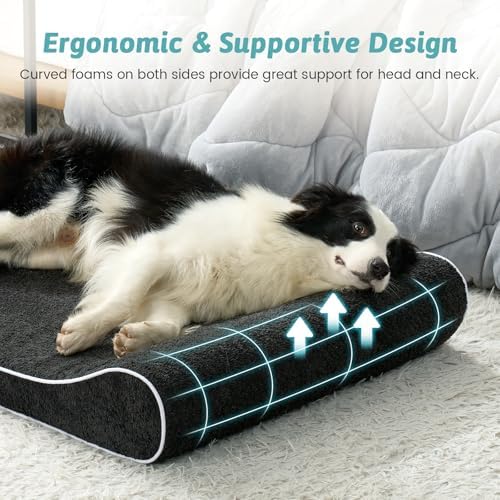 COZY KISS Orthopedic Dog Bed, for Large Dogs up to 90 lbs - Image 4