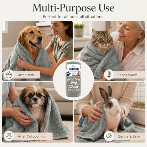 DAN RIVER Dog Towels for Drying Dogs & Cats 100% Cotton, 20x40'' - Image 3