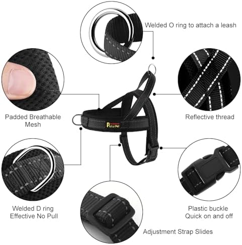 Plutus Pet No Pull Dog Harness for Large Dogs, Breathable Mesh Padded - Image 2