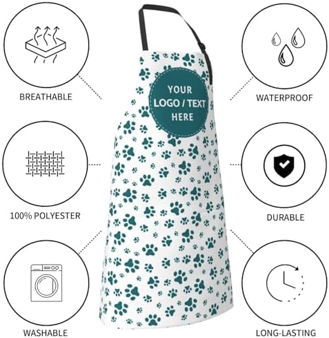 Cowcute Custom Pet Grooming Apron - Image 3