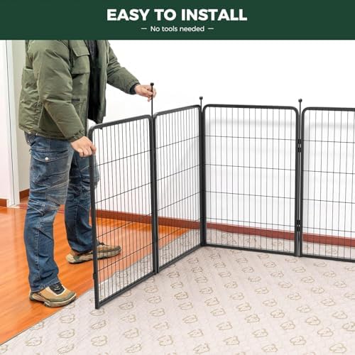 FXW Rollick Dog Playpen with Divider Connectors, 16 Panels - Image 5