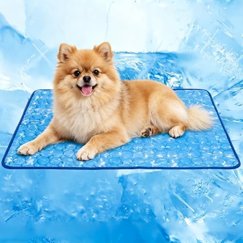 Dog Cooling Mat, Arc-Chill Cooling Fiber Self-Cooling Pad by mcgskl