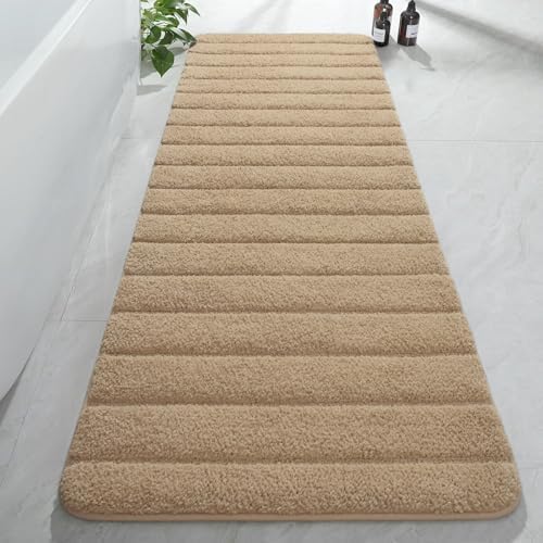 AROGAN Luxury Long Bathroom Runner Rugs 24x72 Inch Bath Rug Non Slip by AROGANAREARUG