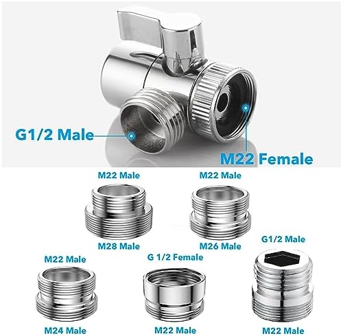 Sink Faucet Shower Sprayer Attachment Shower Head - Image 5