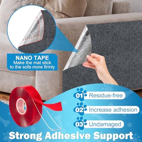ENONCI 78.7x15.8 Cat Scratch Pad, Furniture Protector - Image 4