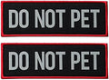 2 Pcs Reflective Do Not Pet Patch Set by FITZNORA