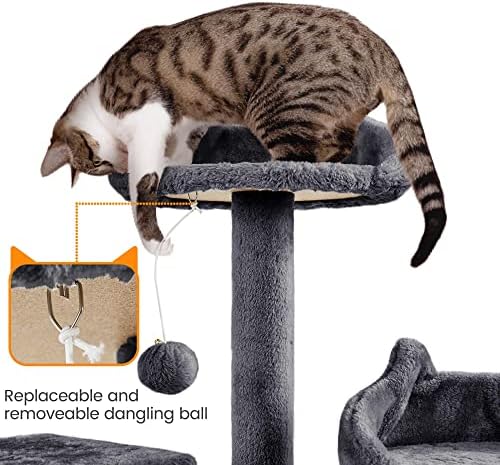Yaheetech 72in Tall Cat Tree Tower - Image 6