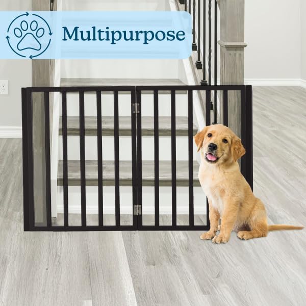 Pet Gate - 4-Panel Indoor Foldable Dog Fence - Image 5