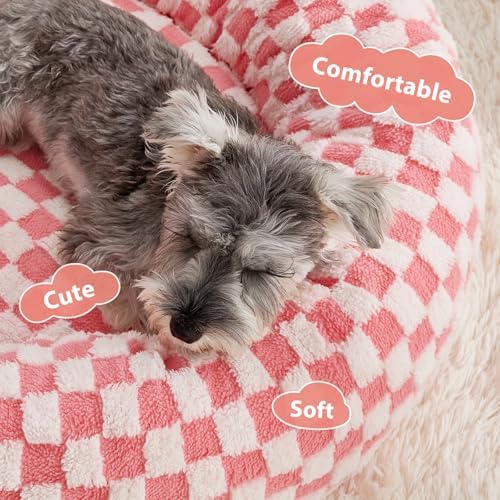 BFPETHOME Large Washable Cozy Donut Dog Beds - Image 2