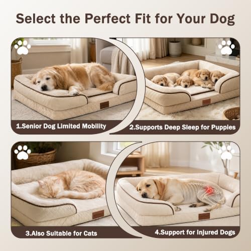 Orthopedic Memory Foam Dog Bed - Image 4