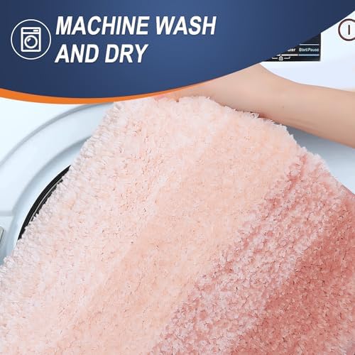 OLANLY Bathroom Runner Rug 54x24, Extra Soft Absorbent Microfiber Bath Rugs - Image 6