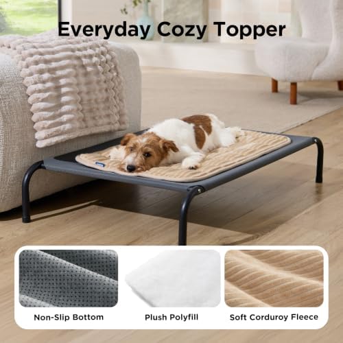 Bedsure ComfyFleece® Washable Dog Crate Pad, Soft Thin Large Pet Mat - Image 4