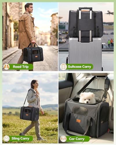 Morpilot Pet Carrier for Large Cats, Puppies & Small Dogs Up to 25lbs - Image 4