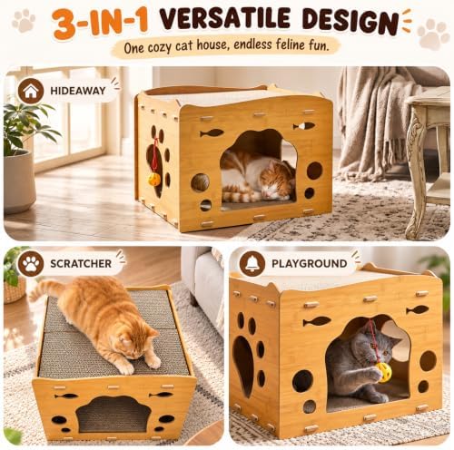 WRINGKIT Cat Scratcher House - Image 5