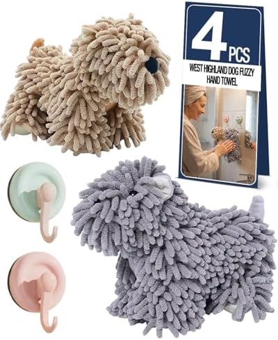 2Pack Chenille Towel Balls, Chenille Dog Hand Towel by Unknown