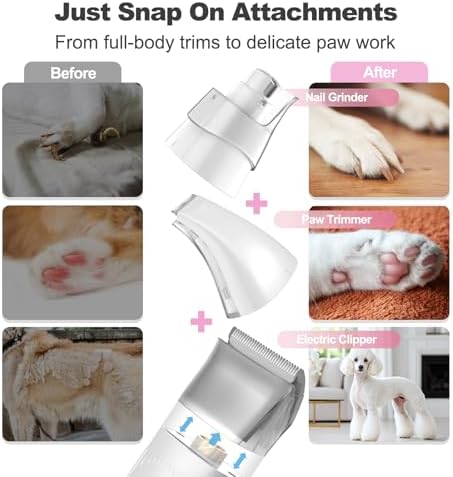 Afloia 6-in-1 Dog Grooming Kit, Pet Grooming Vacuum - Image 5