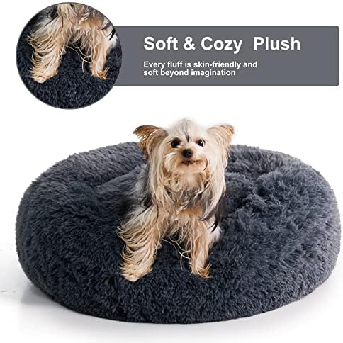 WNPETHOME Large Round Calming Dog Bed Cat Bed - Image 2