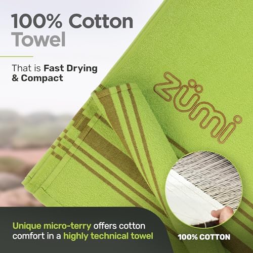 Zumi MINI 100% Cotton Camping Travel Towel - Image 2