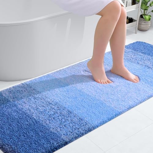 OLANLY Bathroom Runner Rug 70x24, Extra Soft Absorbent Microfiber Bath Rugs by OLANLY