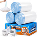 180 Count Automatic Cat Litter Box Liners, Drawstring Waste Bags by Sctoarielt
