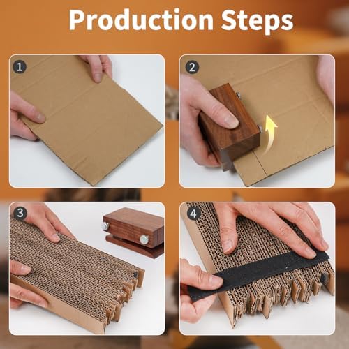 Cardboard Cutter for Cat Scratchers, Wooden cat Cardboard Cutter，Box Cutter for - Image 3