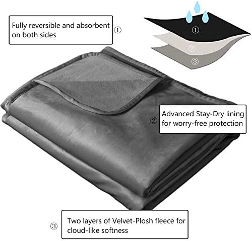 Ameritex Pet Bed Blanket Reversible 100% Waterproof Velvet Super Soft - Image 6