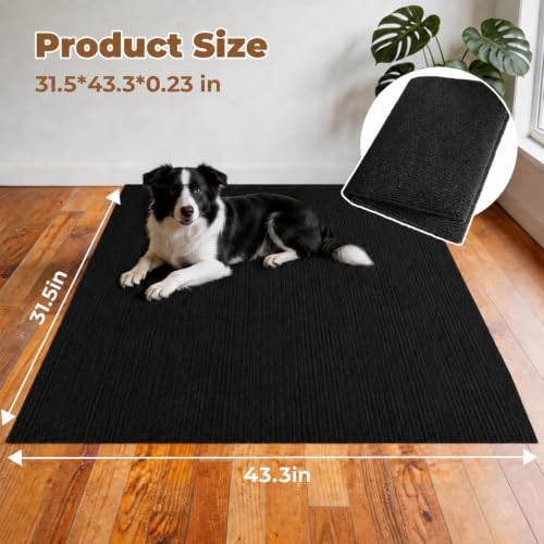 Dog Crate Mat, 43 in X 31 in Dog Playpen Mat Kennel Mat - Image 6