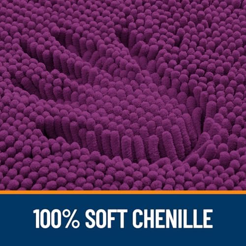 OLANLY Large Bathroom Rugs 50x30, Extra Soft Absorbent Chenille Bath Rugs - Image 3