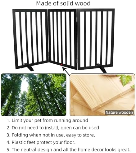 ZJSF Freestanding Indoor Dog Gate - Image 6