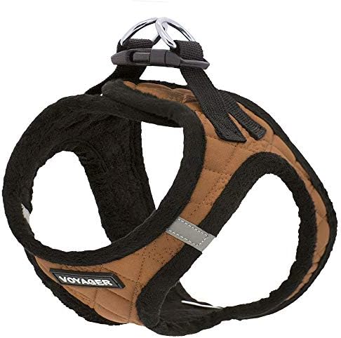 Voyager Step-in Plush Dog Vest Harness -Beige Plush - Image 2