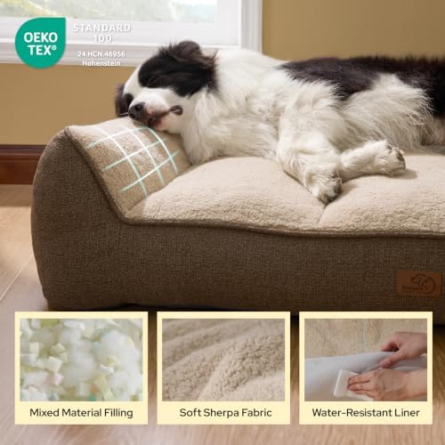 Bedsure SupportMax® Extra Thick Orthopedic XL Dog Bed - Image 5