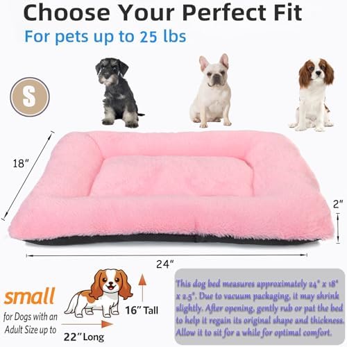 Puppy Crate Beds for Small Dogs and Cats Ultra Soft 24x18 Dog Bed for Crate - Image 4