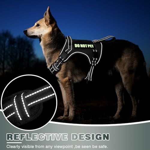 WINSEE Tactical Dog Harness, No Pull Dog Harness - Image 6