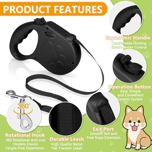 Retractable Dog Leash, 16ft Dog Walking Leash - Image 4