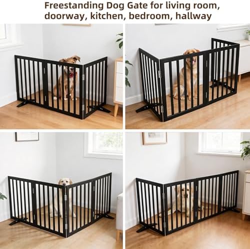 ZJSF Freestanding Indoor Dog Gate - Image 4