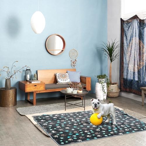 Dog Blankets for Large Dogs, Soft Fluffy Flannel Pet Blanket Mat Cover for Bed - Image 6