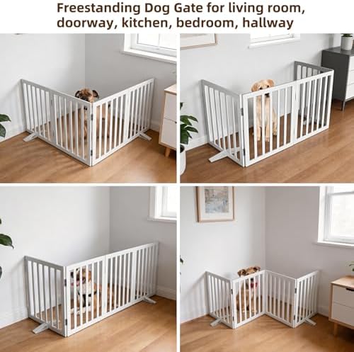 ZJSF Freestanding Indoor Dog Gate - Image 4