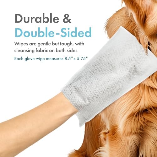 PETKIN PET Glove Wipes Dog and CAT Grooming Wipes - Image 6